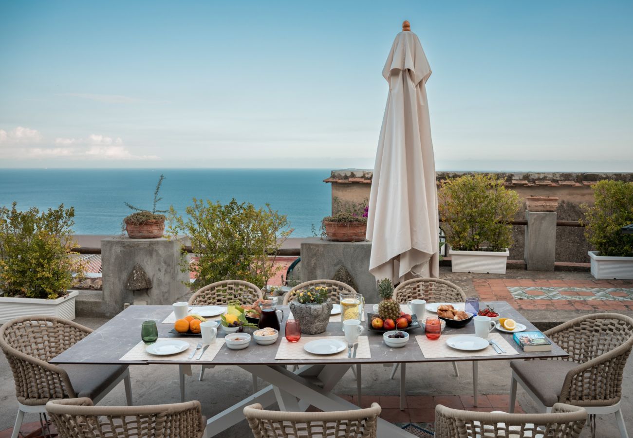 Villa a Praiano - Villa Panorama - Piscina vista sul mare e Sauna 