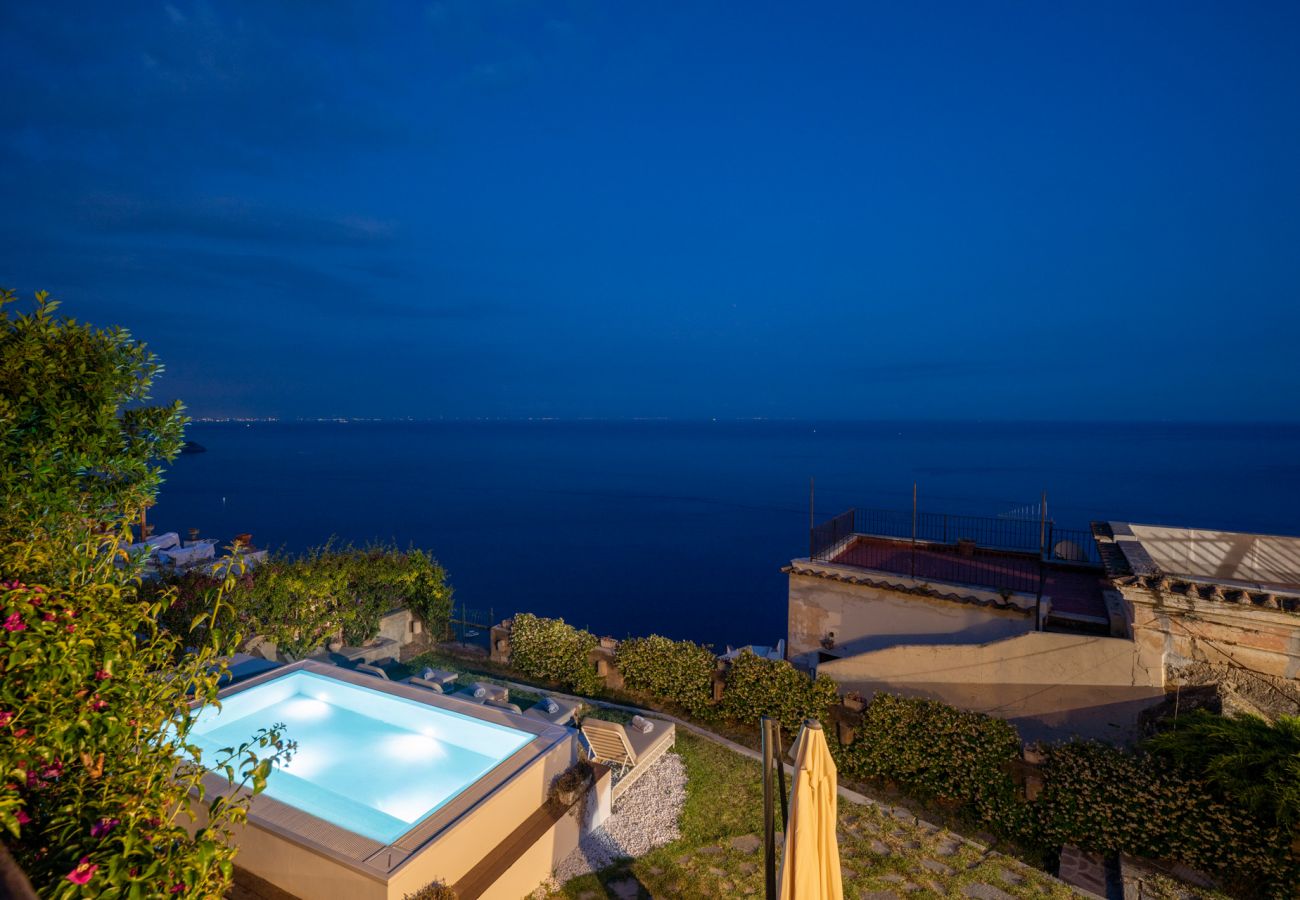 Villa a Praiano - Villa Panorama - Piscina vista sul mare e Sauna 