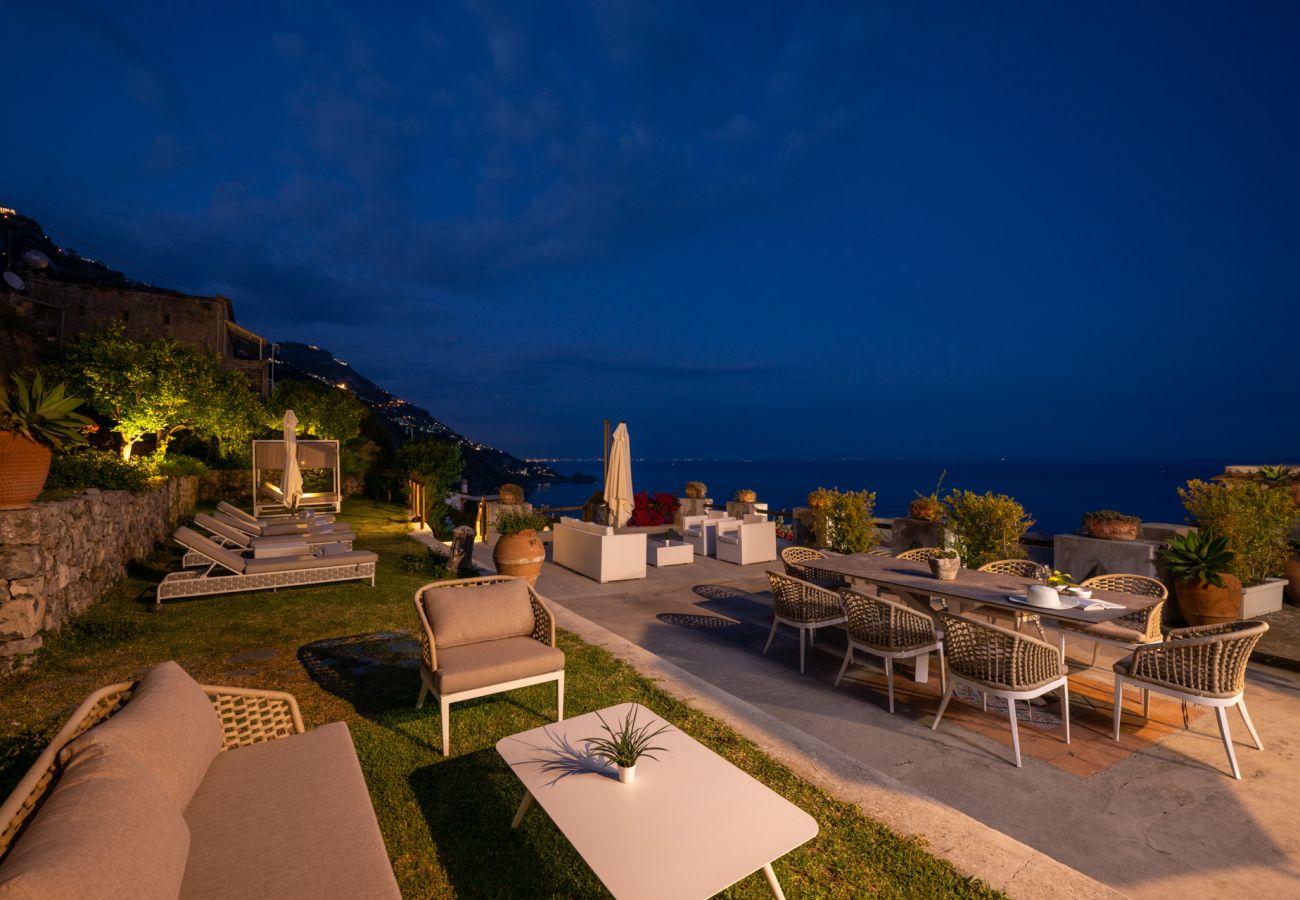 Villa a Praiano - Villa Panorama - Piscina vista sul mare e Sauna 