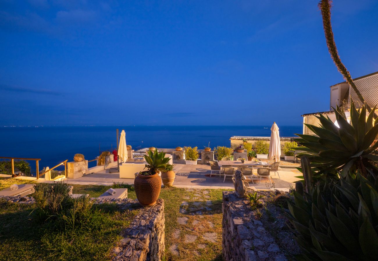 Villa a Praiano - Villa Panorama - Piscina vista sul mare e Sauna 