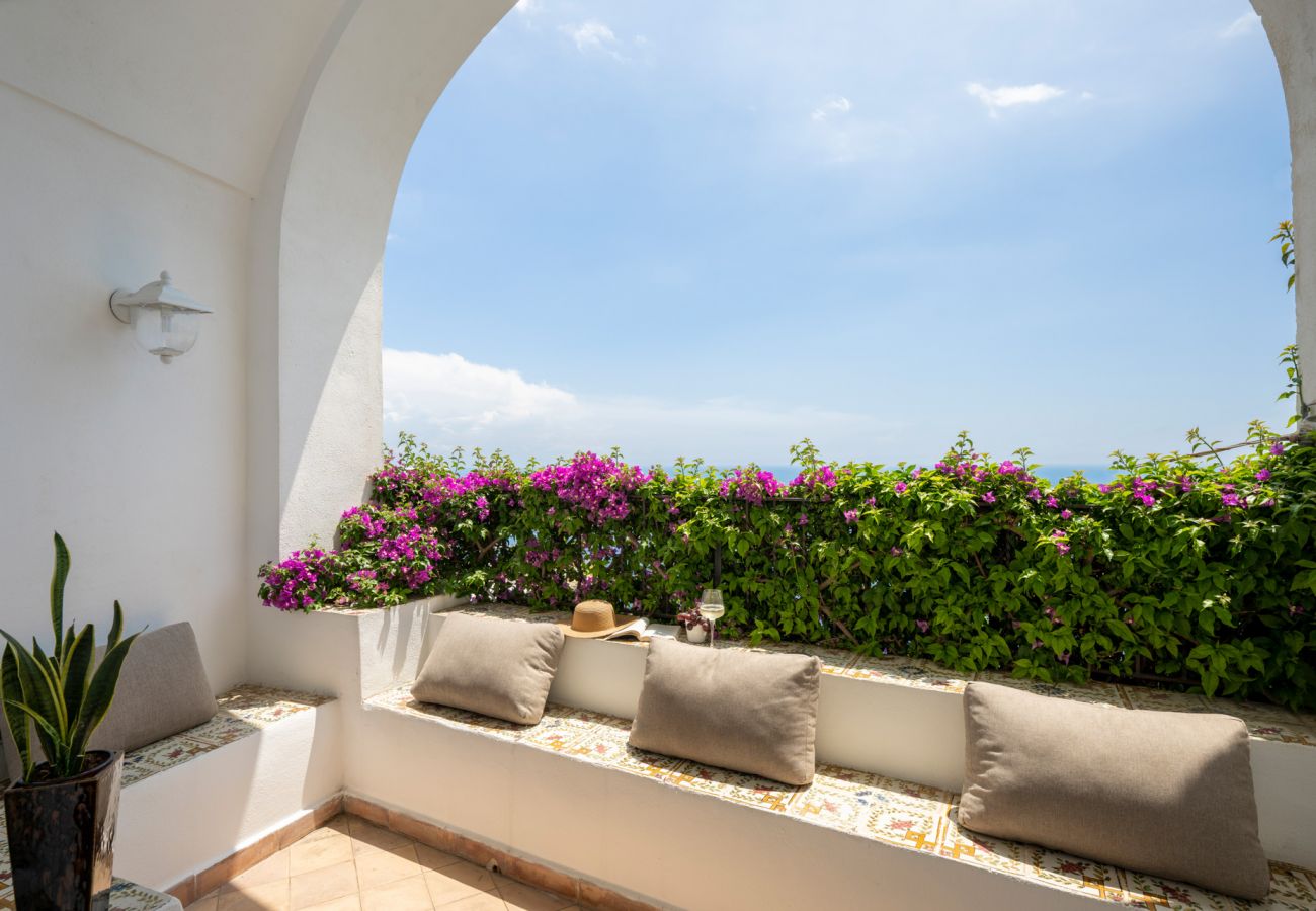 Villa a Praiano - Villa Panorama - Piscina vista sul mare e Sauna 