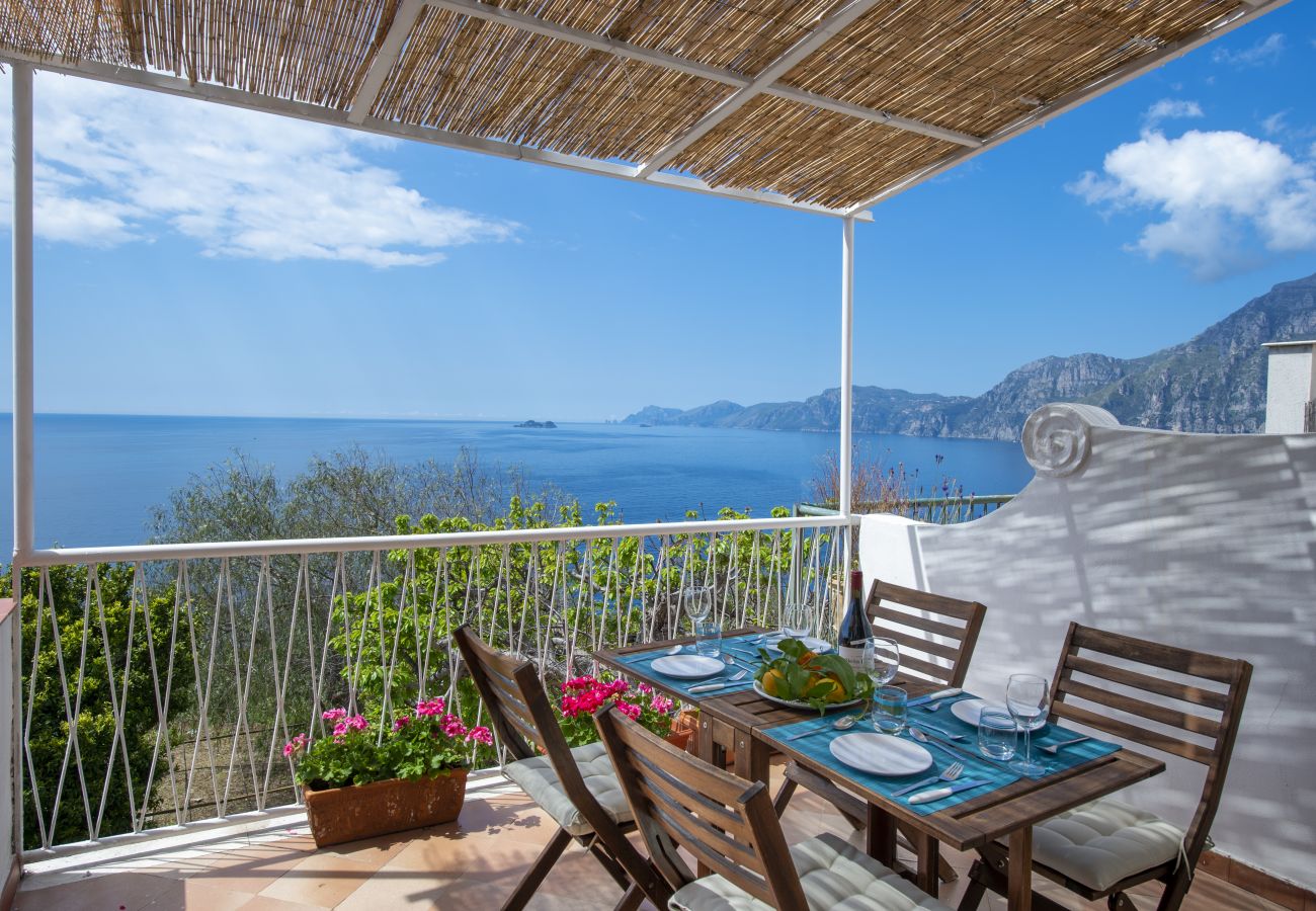 Casa a Praiano - Casa di Nonno Mario - Vista sul Tramonto di Capri