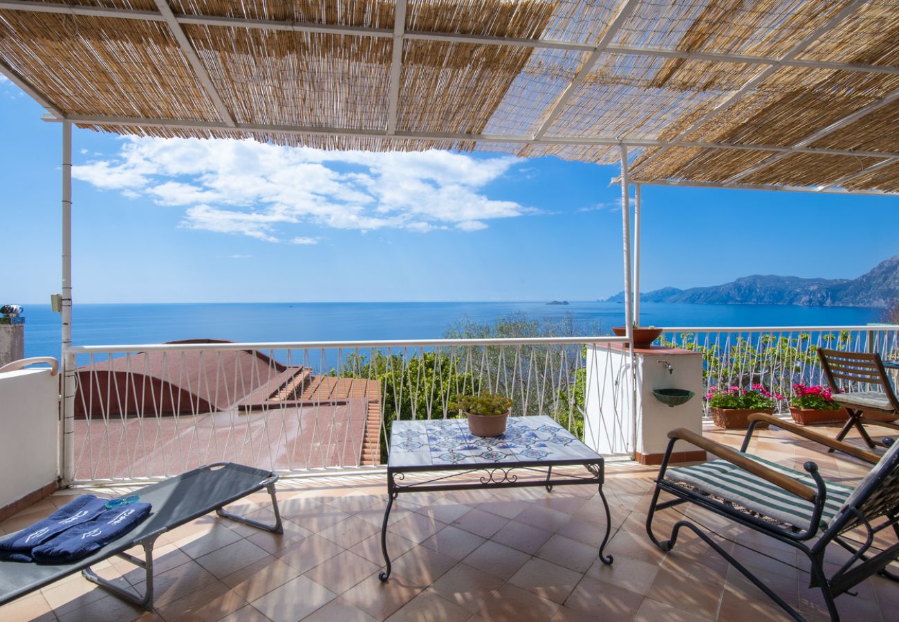 Casa a Praiano - Casa di Nonno Mario - Vista sul Tramonto di Capri